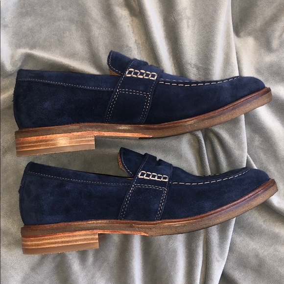 Clark blue suede loafers - Picture 3 of 7